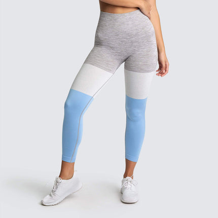 Contrast stitching fitness pants