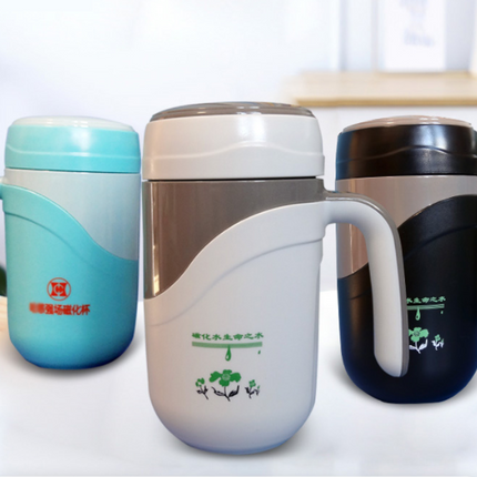 Negative Magnetized Anti-calculus Health Cup With Lid Ceramic Health Care