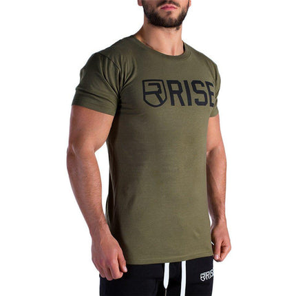 Men's muscle fitness t-shirt