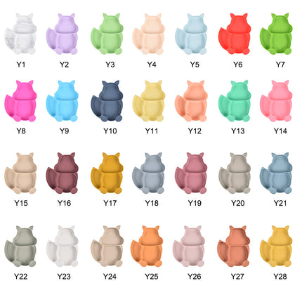 Baby Food Supplement Silicone Tableware Set