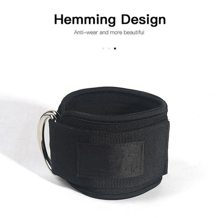1Pcs Fitness Equipment Ankle Straps Yoga Double D ring Adjustable
