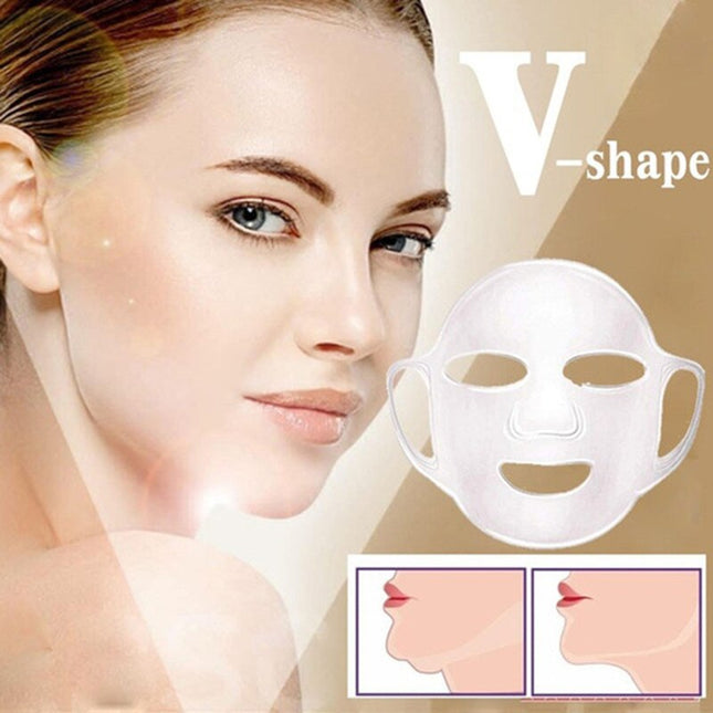 1pcs Silicone Hanging Ear Face Mask Gel Sheet Reusable Women