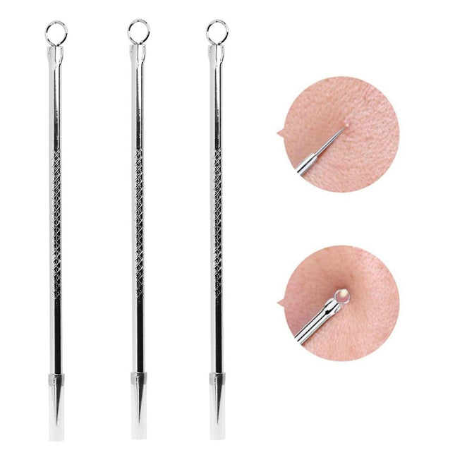 1pc Stainless Steel Blackhead Comedone Acne Blemish Extractor Remover