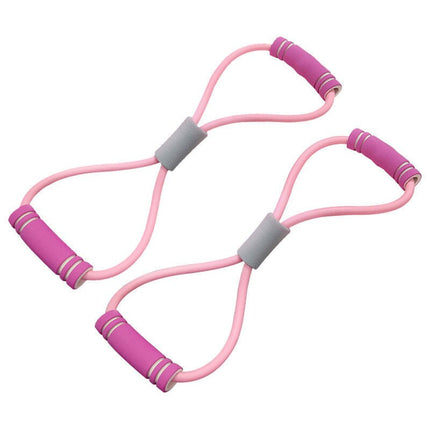 2021 Yoga Gum Fitness Resistance 8 Word Chest Expander Pull Rope