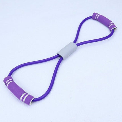 2021 Yoga Gum Fitness Resistance 8 Word Chest Expander Pull Rope