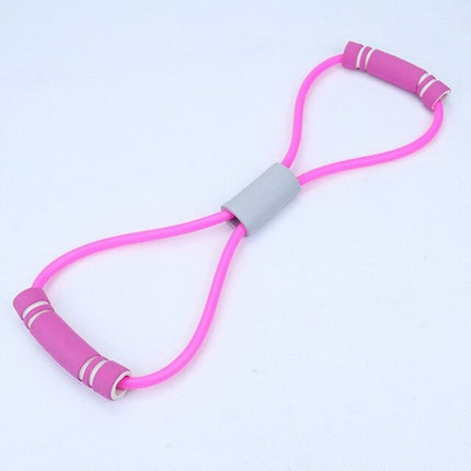 2021 Yoga Gum Fitness Resistance 8 Word Chest Expander Pull Rope