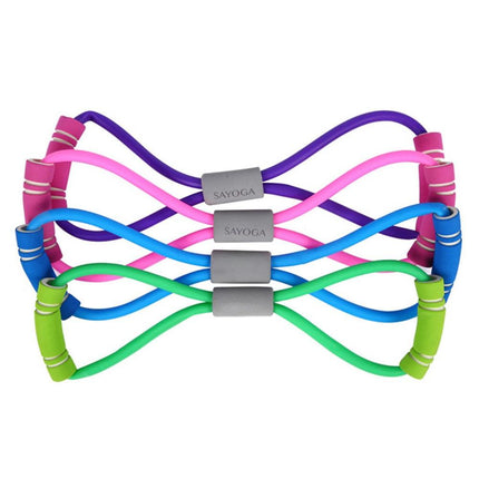 2021 Yoga Gum Fitness Resistance 8 Word Chest Expander Pull Rope