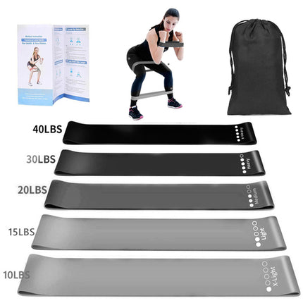 208cm Natural Rubber Resistance Bands Sets Elastic Yoga/fitness Band