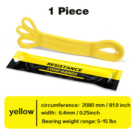 208cm Natural Rubber Resistance Bands Sets Elastic Yoga/fitness Band
