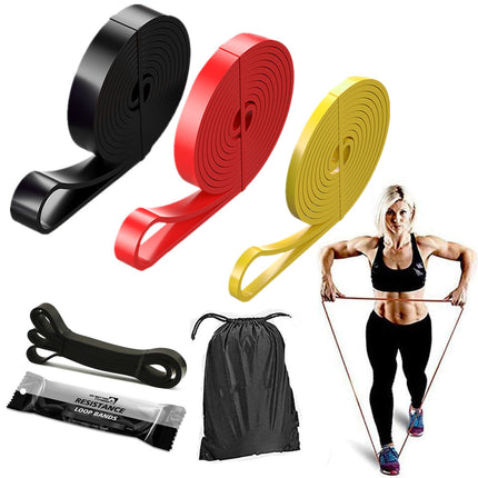 208cm Natural Rubber Resistance Bands Sets Elastic Yoga/fitness Band