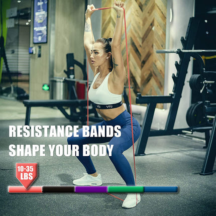 208cm Natural Rubber Resistance Bands Sets Elastic Yoga/fitness Band