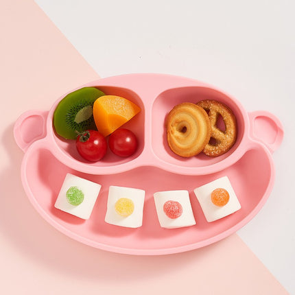 Suction cup silicone food supplement compartment