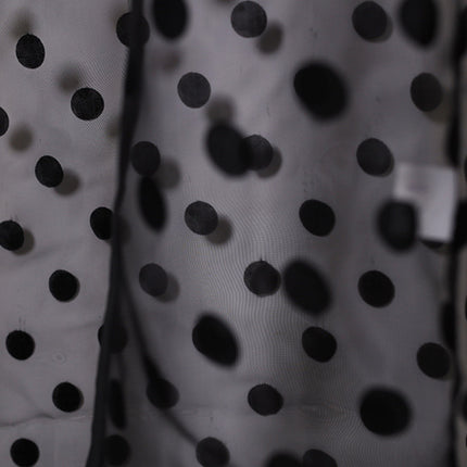 Cross-border Polka Dot Perspective Cardigan Long Shawl