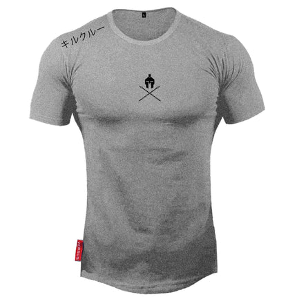 Men's outdoor fitness short sleeve