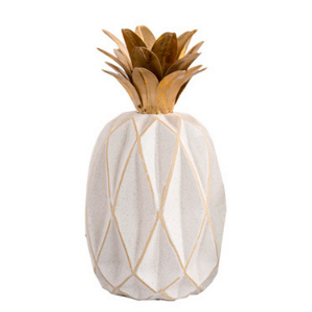 Folk crafts home decor ceramic pineapple ornaments