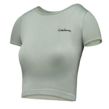 Yoga fitness short sleeve