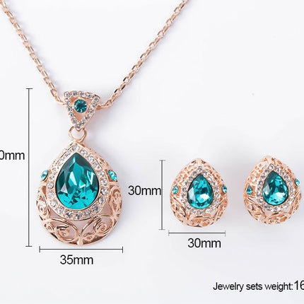 Hollow pattern jewelry set