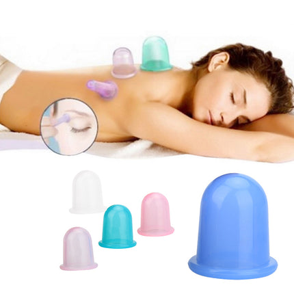 Silicone cupping health care moisture tank vacuum cupping meridian health care transparent cupping medium