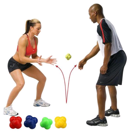 Reaction ball hexagonal ball basketball ball dribble reaction training equipment auxiliary equipment rebound defensive training