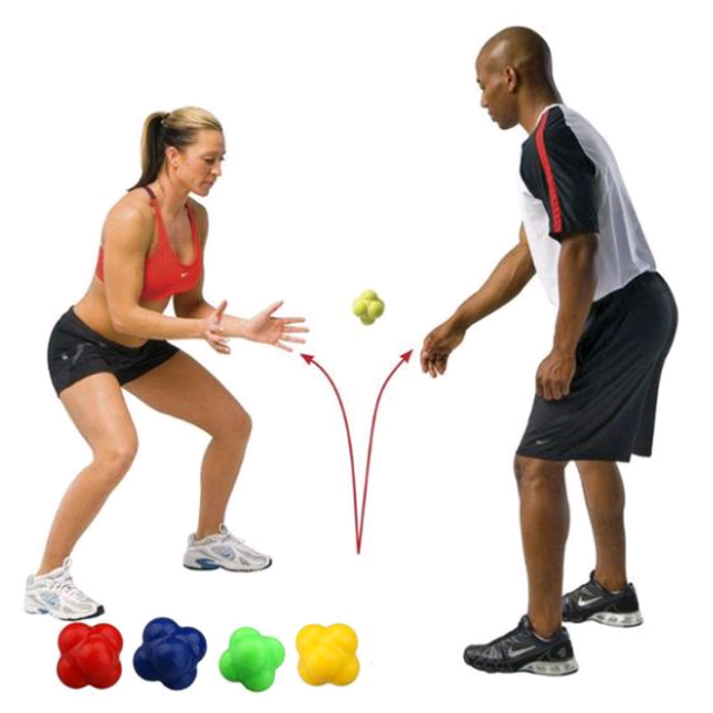 Reaction ball hexagonal ball basketball ball dribble reaction training equipment auxiliary equipment rebound defensive training