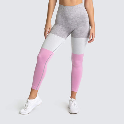 Contrast stitching fitness pants
