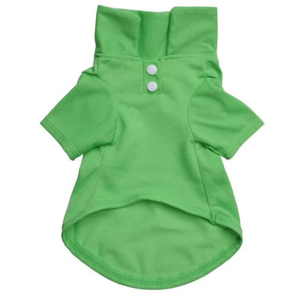 Pet Clothes Dog Solid color Polo Shirt