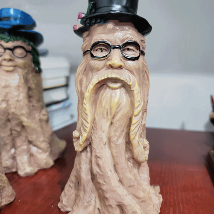 Tree Stump Home Garden Decorative Sculpture Ornaments