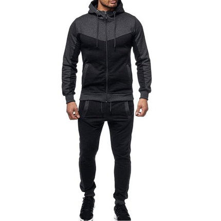 Hooded sports fitness zipper cardigan