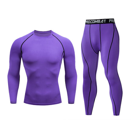 Men's fitness sports training suit