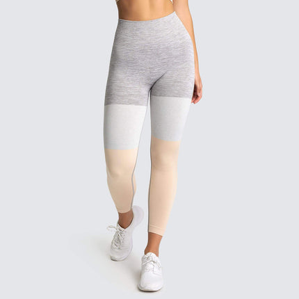 Contrast stitching fitness pants