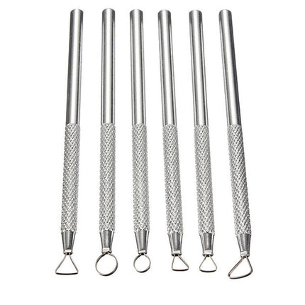 6Pcs Polymer Clay Ceramic Tape Sculpture Tools Clay Sculpture Sculpture Caving Scraper Craft Modeling Tools