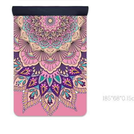 Yoga beginner fitness mat three-piece cushion children yoga equipment non-slip tasteless suede dance mat fancy mat