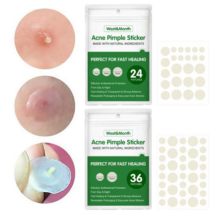 36pcs Acne Pimple Patch Invisible Waterproof Absorb Pus Acne Treatment
