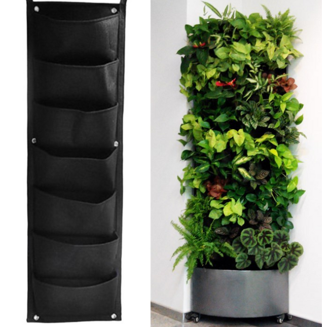 Wall Garden Hanging Planting Bags Vertical Outdoor Indoor Planter