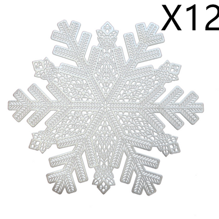 Kitchen Mat Snowflake Christmas Flower