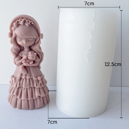 Home Aromatherapy Plaster Doll Ornament Mold
