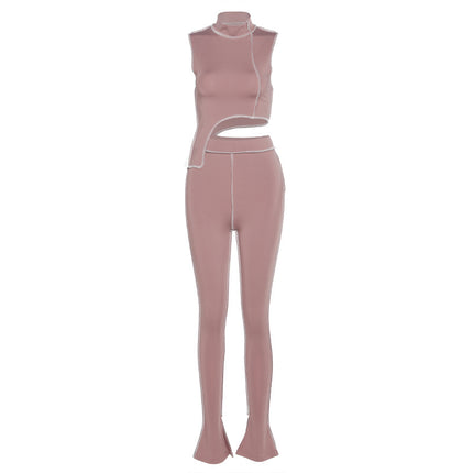 Personalized line slimming sports fitness suit