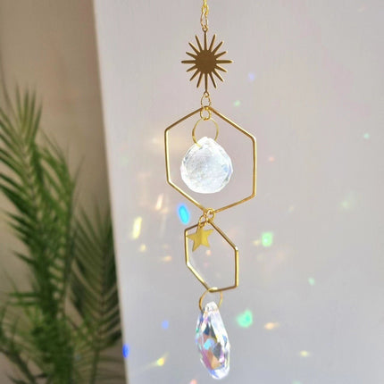 Moon Catcher Crystal Garden Decoration Home Pendant