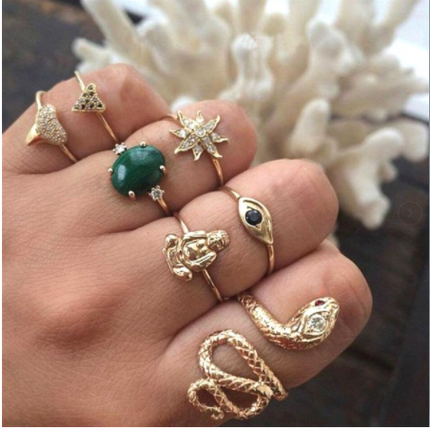 Diamond set ring jewelry