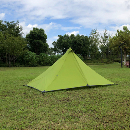 Portable camping pyramid tent single outdoor equipment camping supplies
