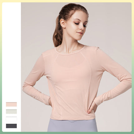 Breathable running fitness training blouse