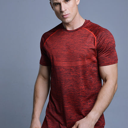 Short-sleeved fitness T-shirt