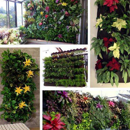 Wall Garden Hanging Planting Bags Vertical Outdoor Indoor Planter