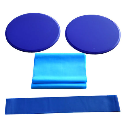 Fitness three-piece sliding disc