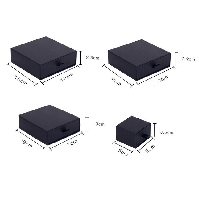 Paper Box Custom Jewelry Box Chic Small Jewerly Packaging Display For Necklace Bulk Drawer Cardboard Gift Box