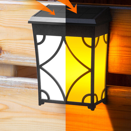 New Solar Wall Lamp Outdoor Garden Waterproof Home