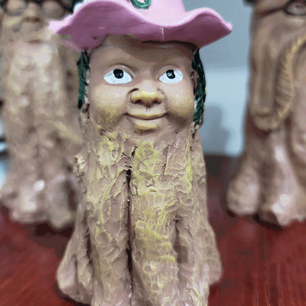 Tree Stump Home Garden Decorative Sculpture Ornaments