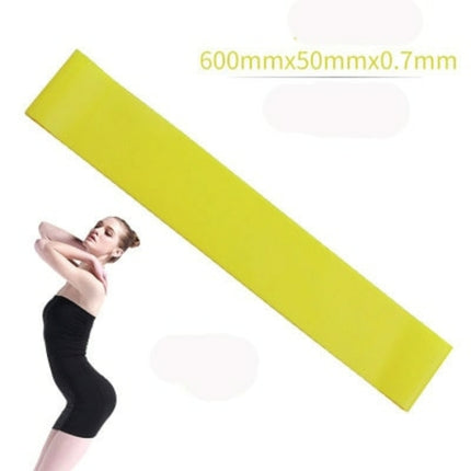 5 Colors Yoga Resistance Rubber Bands Indoor Outdoor Fitness Equipment