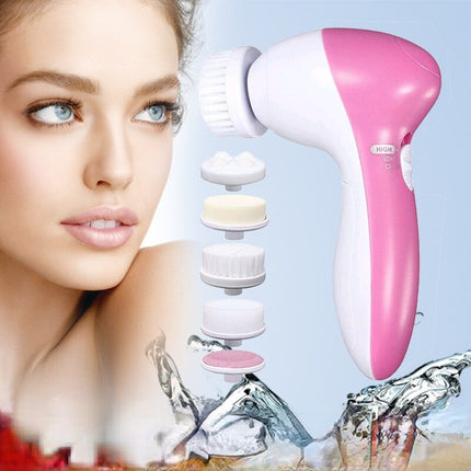 5 In 1 Electric Facial Cleanser Wash Face Cleaning Machine Skin Pore