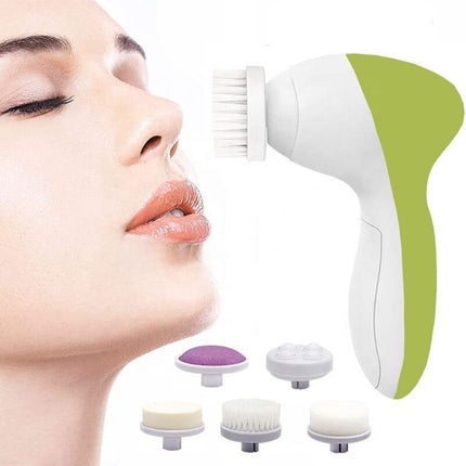 5 In 1face Cleansing Brush Silicone Facial Brush Deep Cleaning Pore